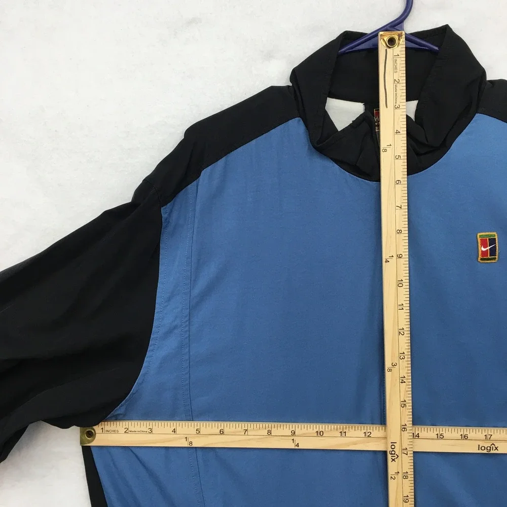 VINTAGE Nike Court Challenge Tennis Jacket Mens Large Full Zip Track Windbreaker
